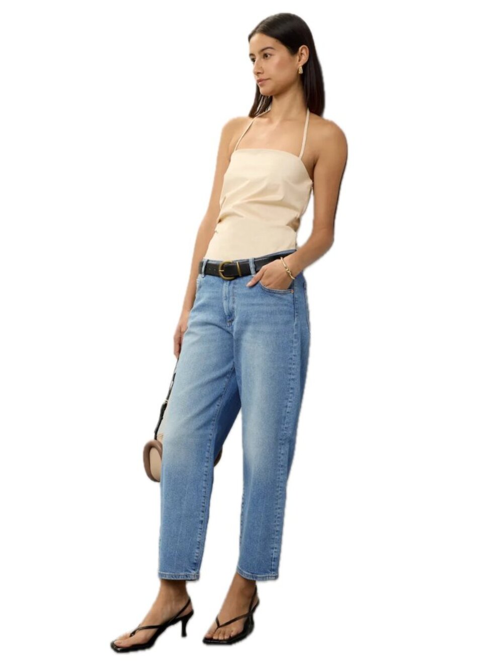 DL1961 Thea Boyfriend Jeans Relaxed Tapered Womens Sz 24  NEW